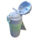 Ver imagem 5 de Copo Garrafa Termica Infantil com Canudo AÇO INOX 400ML Buba Azul