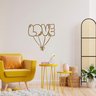 Adesivo Decorativo Porta Love Amor Lettering Decoração Quarto Infantil Kanto Store Adesivo de Parede - 4