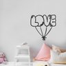 Adesivo Decorativo Porta Love Amor Lettering Decoração Quarto Infantil Kanto Store Adesivo de Parede - 6