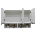 Ver imagem 4 de Armário Aéreo Multiuso 3 Portas com Nicho P/cozinha 100% Mdf