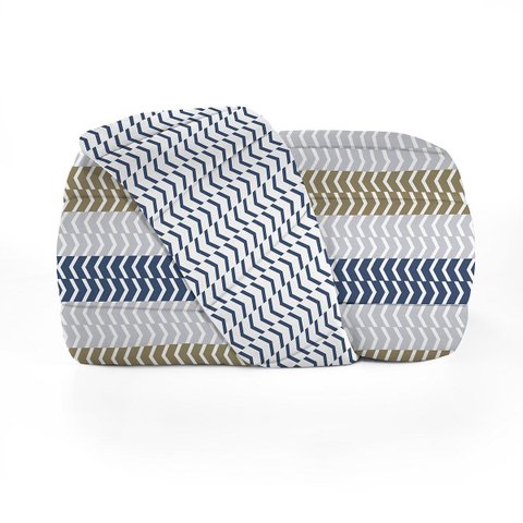 Edredom - Casal - Crystal - Serenus - Dupla Face - 100% Algodão - Teka