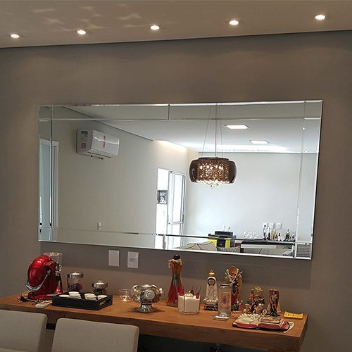 Espelho Decorativo de Parede Diamante Demoglass C180 X A80 X L3,5 ...