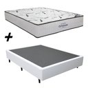 Ver imagem 1 de Cama Box Casal + Colchão Ortobom Highfoam Espuma HR 45 High Resilience 68x138x188
