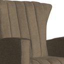 Ver imagem 4 de Poltrona Balanço C/ Puff Melinda Linho Marrom - Lm Decor