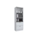 Ver imagem 5 de Torre Quente de Cozinha Paneleiro Americana 2 Forno C/2 Gavetas e 2 Portas 71x220cm Branco - Henn