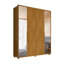 Ver imagem 1 de Guarda Roupas 100% Mdf 2 Espelhos 4 Portas 187cm Greco 182 Espazzo Madetec