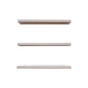 Ver imagem 1 de Kit 3 Prateleiras 100% MDF cor SNOW 30x10x1,5cm + Suporte de instalação