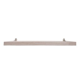 Kit 3 Prateleiras 100% MDF cor SNOW 30x10x1,5cm + Suporte de instalação - 5