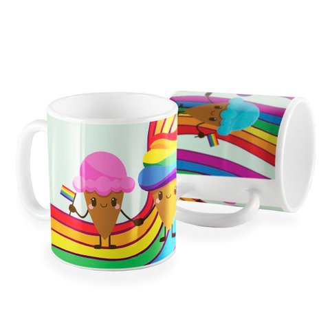 Caneca Lgbt Sorvete Amigos
