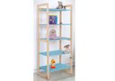 Ver imagem 3 de Estante Azul Colore para Quarto Infantil Mdf 150x64cm