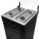 Ver imagem 6 de Fogão Atlas 4 Bocas Coliseum Plus com Mesa de Inox Preto Bivolt