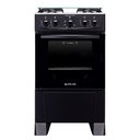 Ver imagem 1 de Fogão Atlas 4 Bocas Coliseum Plus com Mesa de Inox Preto Bivolt
