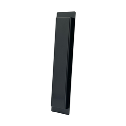 Puxador Concha de Embutir para Porta Inox Preto Fosco25cm - 2