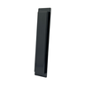 Puxador Concha de Embutir para Porta Inox Preto Fosco25cm - 2
