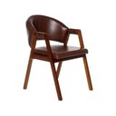 Ver imagem 1 de Cadeira Sala de Jantar Premium com Braço Madeira Maciça Movellu Home