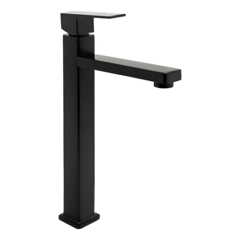 Torneira Bica Alta para Banheiro/Lavabo/Pia Luxo Preto