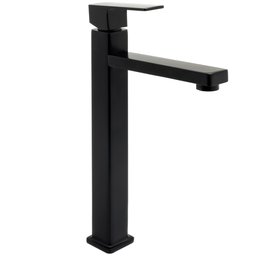 Torneira Bica Alta banheiro/lavabo/pia Luxo Preto - 1