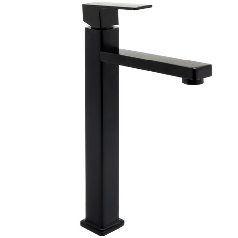Torneira Bica Alta banheiro/lavabo/pia Luxo Preto