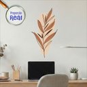 Ver imagem 2 de Adesivo Floral Boho Marrom Estilo Nórdico 31x60 Minimalista Mod.03