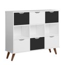 Ver imagem 4 de Nicho Organizador Branco Retrô (1478.69) + Kit 3 Gavetas Brancas (1479.5) + Kit 3 Gavetas Pretas (