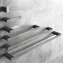 Ver imagem 2 de Porta Toalha Bastao Rosto 300mm Docolflat Niquel Escovado - Docol