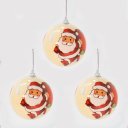 Ver imagem 2 de Kit 30 Bola de Natal Árvore de Natal Enfeite Papai Noel 75mm