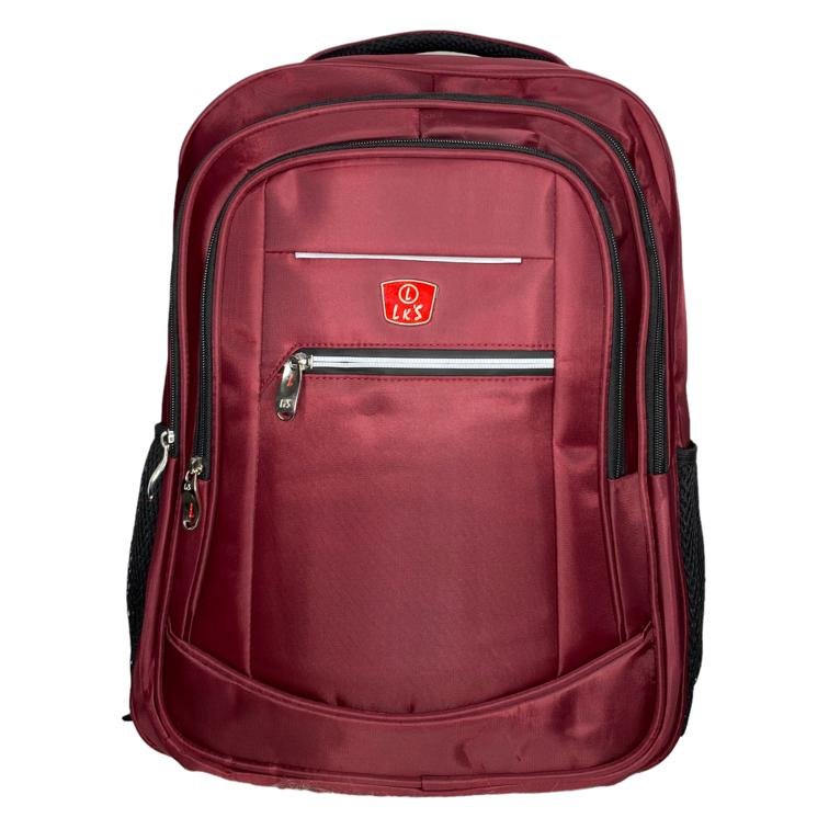 Mochila Média Escolar Faculdade Reforçada Casual Viagem USB Luka Sport's DN870 Vermelho - 1