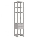 Ver imagem 2 de Estante para Livros 2 Gavetas 5 Nichos Yes