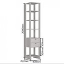 Ver imagem 3 de Estante para Livros 2 Gavetas 5 Nichos Yes