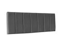 Ver imagem 1 de Cabeceira Painel Cama Box Casal 140 cm -Cinza Suede