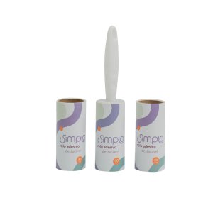Kit Rolo Adesivo e 2 Refis Tira Pelo com 30 Folhas - Simplo