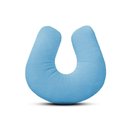 Ver imagem 2 de Kit Amamentação Poltrona + Puff + Almofada Sophia Suede Azul Turquesa
