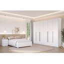 Ver imagem 6 de Guarda Roupa Casal 6 Portas 8 Gavetas 270cm Portugal Espresso Móveis  