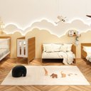 Ver mais imagens de Berço 4 em 1 133cm x 97cm Evolution Bege/Areia Fosco/Savana