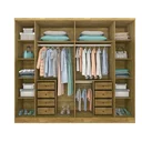 Ver imagem 2 de Guarda-Roupa Casal 6 Portas 8 Gavetas Portugal Espresso Móveis