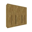 Ver imagem 3 de Guarda-Roupa Casal 6 Portas 8 Gavetas Portugal Espresso Móveis