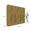 Ver imagem 4 de Guarda-Roupa Casal 6 Portas 8 Gavetas Portugal Espresso Móveis