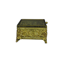 Ver imagem 3 de Caixa Decorativa Dourado para Sala Mesa Quarto Hall de Entrada e Escritório - 7x24x12cm