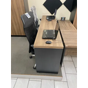 Ver imagem 4 de Mesas de Escritório Plataforma 2 Lugares Modelo Side To Side - 1,80 X 0,45 com Caixa Tomada - Málaga