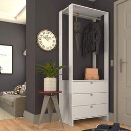 Módulo Closet 1 Cabideiro 3 Gavetas Yes - 1