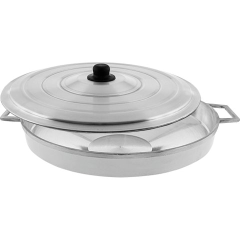 Disco Para Gengiskan Alumínio Fundido Alto Com Tampa 42cm