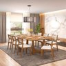 Mesa de Jantar Trento com 8 Cadeiras Bella Cru 200cm - 2