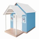 Ver imagem 6 de Casinha de Brinquedo Artesanal Mdf com Telhado Branco/azul L12 - Gran Belo Casinha Infantil
