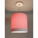 Ver imagem 2 de Lustre Pendente Infantil Pérolas - 25x25 Rosa