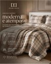 Ver imagem 3 de Colcha Digital Elegance Queen Xadres Taupe