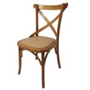 Ver imagem 1 de Kit 10 Cadeiras Madeira Bistrô Gourmet Luxo com Rattan