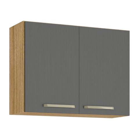 Armário Aéreo Cozinha Multiuso 2 Portas Amestista Kits Paraná