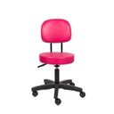 Ver imagem 2 de Cadeira Mocho Estética Dentista Tatuador Tatoo Rosa com Encosto