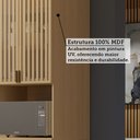 Ver imagem 5 de Paneleiro 100% MDF 4 Portas com Espaço para Micro-ondas 70cm Aura Luciane Móveis