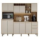 Ver imagem 2 de Armário de Cozinha Ambiente Petra Cinamomo Off White - Valdemóveis
